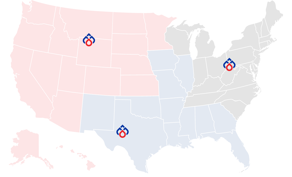 C-MOR Service Area Map